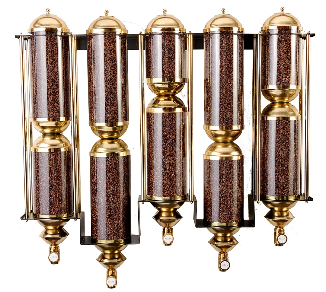 
Kuban Sand PSS500 Multiplex Coffee Silo, Coffee Bean Dispensers, Decorative Silos for Shops 