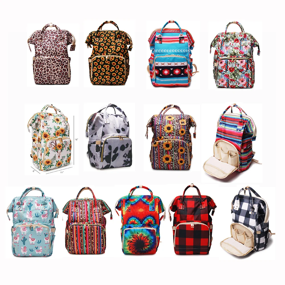 Buy Diaper Bag Serape Leopard Canvas 