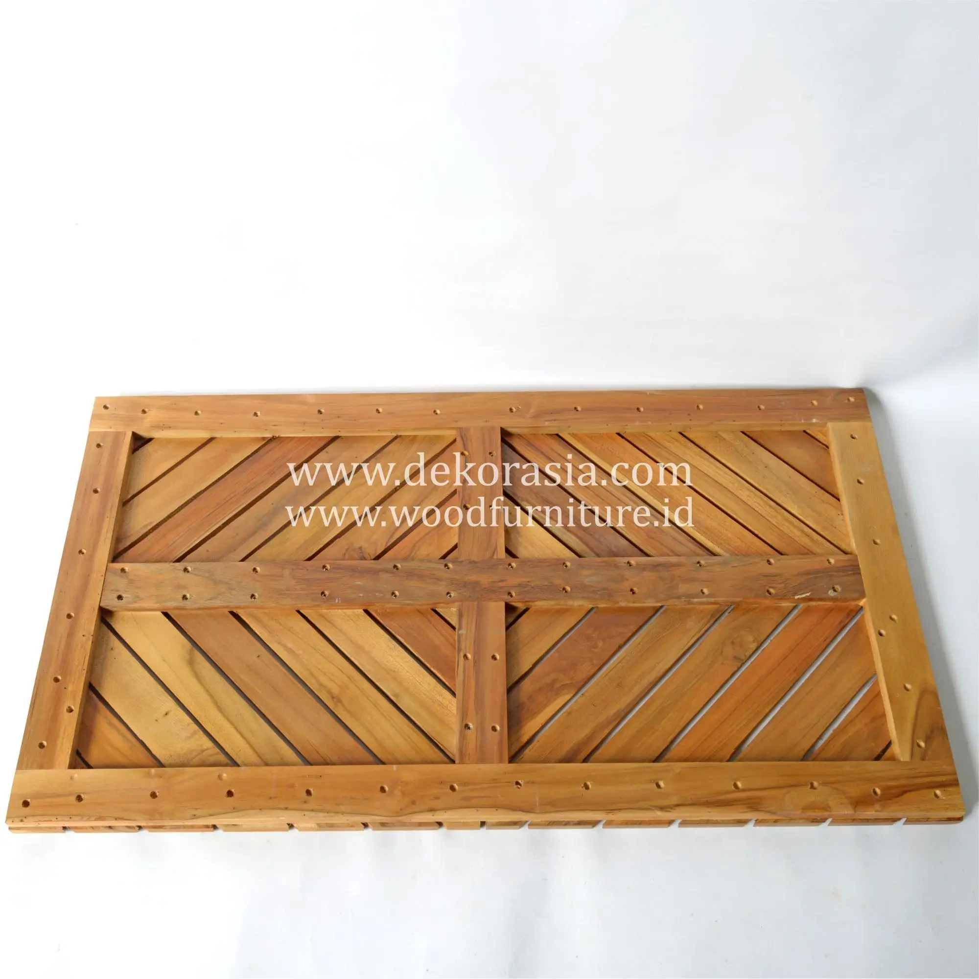 Teak Shower Mat, teak floor mats, teak spa mat - .