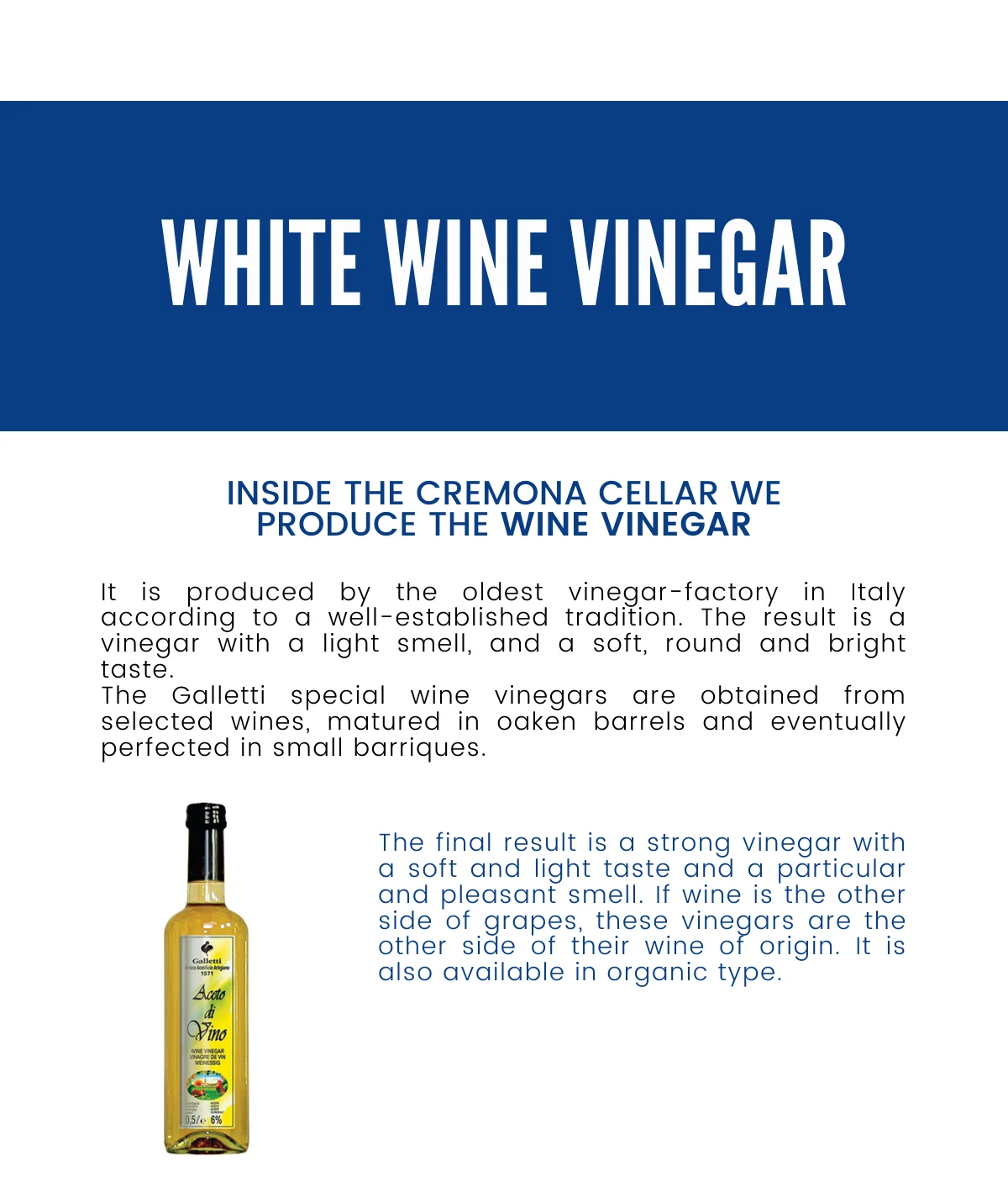 Top Quality White Wine Made In Italy Vinegar Acidity 6 Buy Vinegar