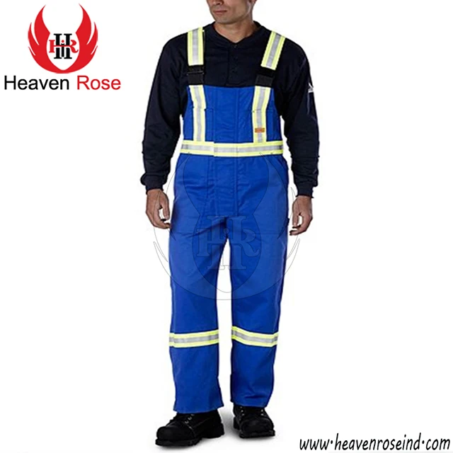 Custom Made High Resistance Traffic Security Bib Overall For Mens With