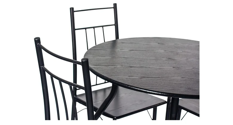 mesa y cuatro sillas wenge mesa y cuatro sillas wenge