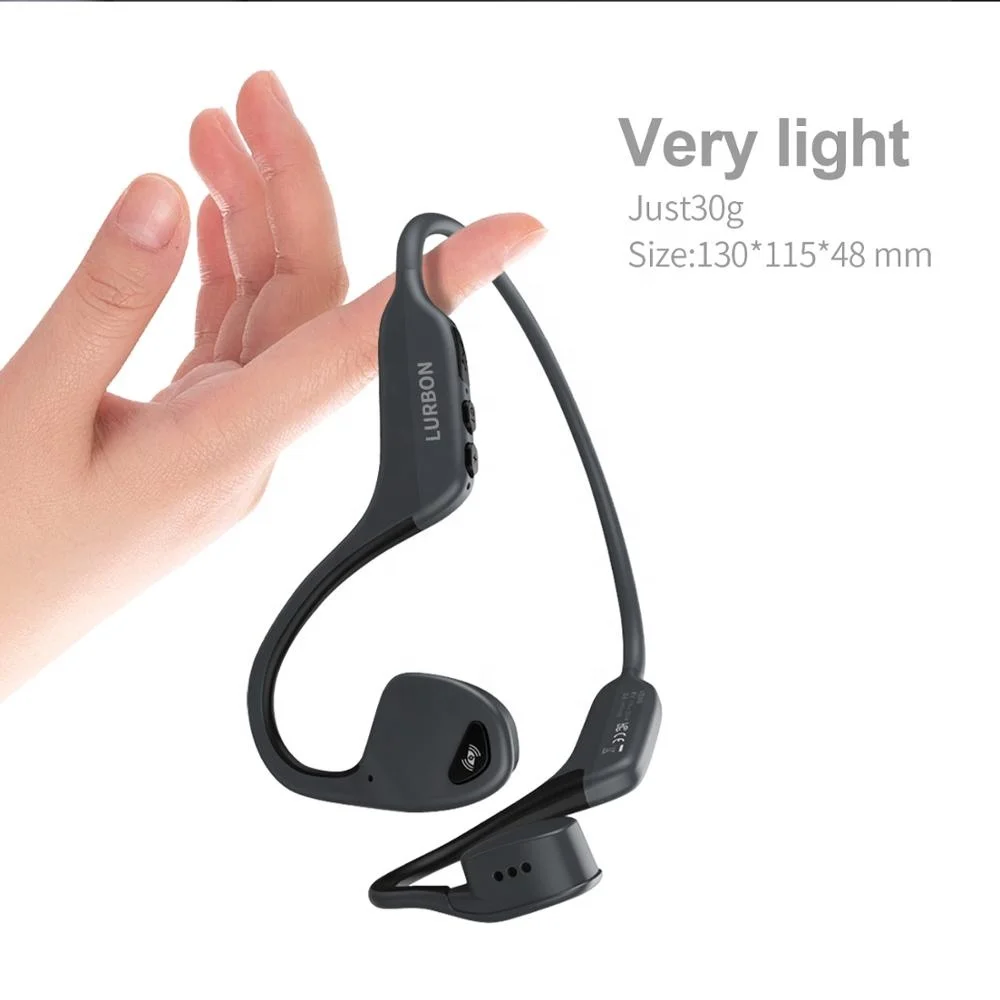 USA Free Shipping Wireless Bone Conduction Headphones Waterproof Open Ear No Vibration Sport Headset Noise Cancelling
