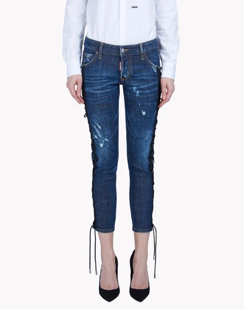 girls cropped jeans