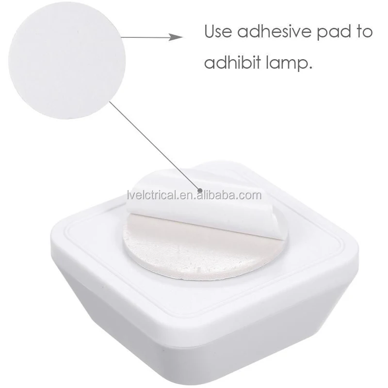 4.5V 1W 3 Pcs RGB Color Changing LED Puck Light