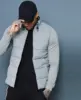 New Customized Padded Men Autumn Light Down jacket slim jacket,Men Active Padded Shell Jacket With Scuba Sleeve AA 3348