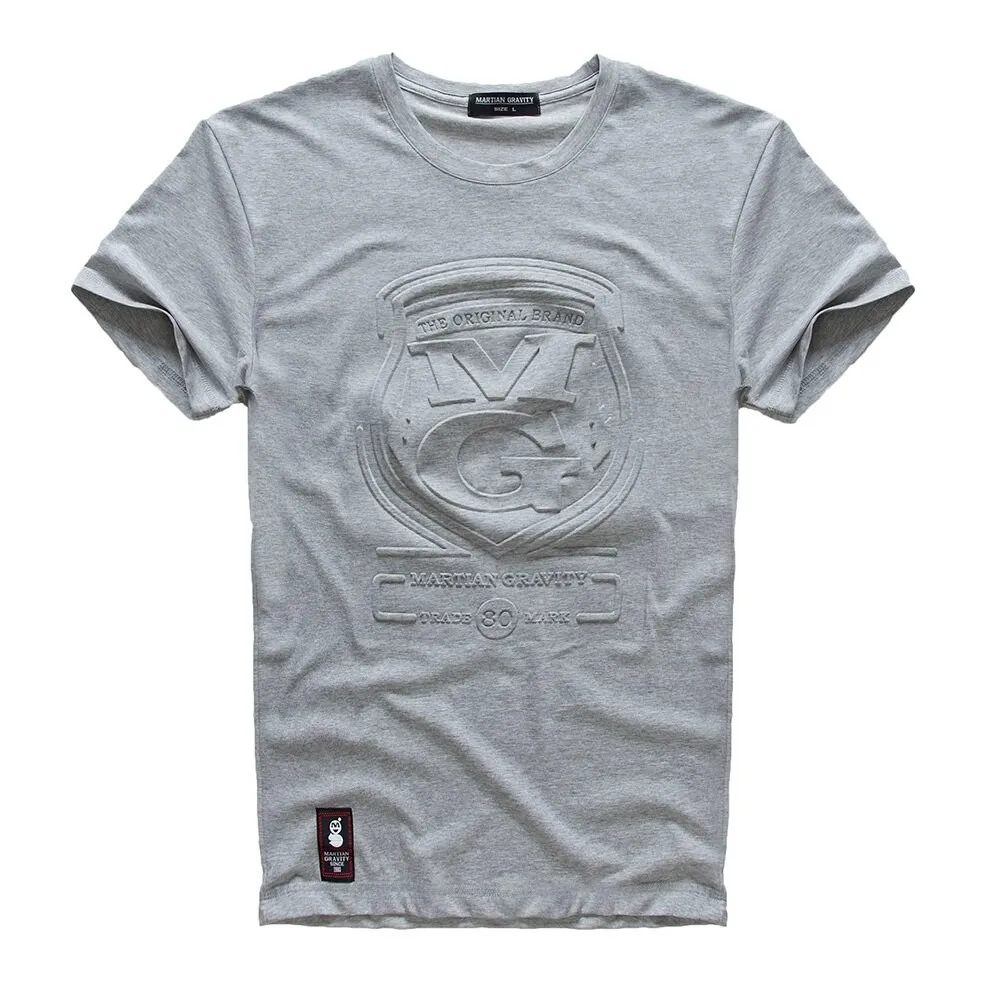 Men's Embossed Printed T-shirts - Buy Embossed Print T-shirts,Men's ...