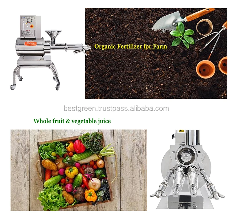 Multiuse All Stainless Steel Twingear Juicer Made In Korea For