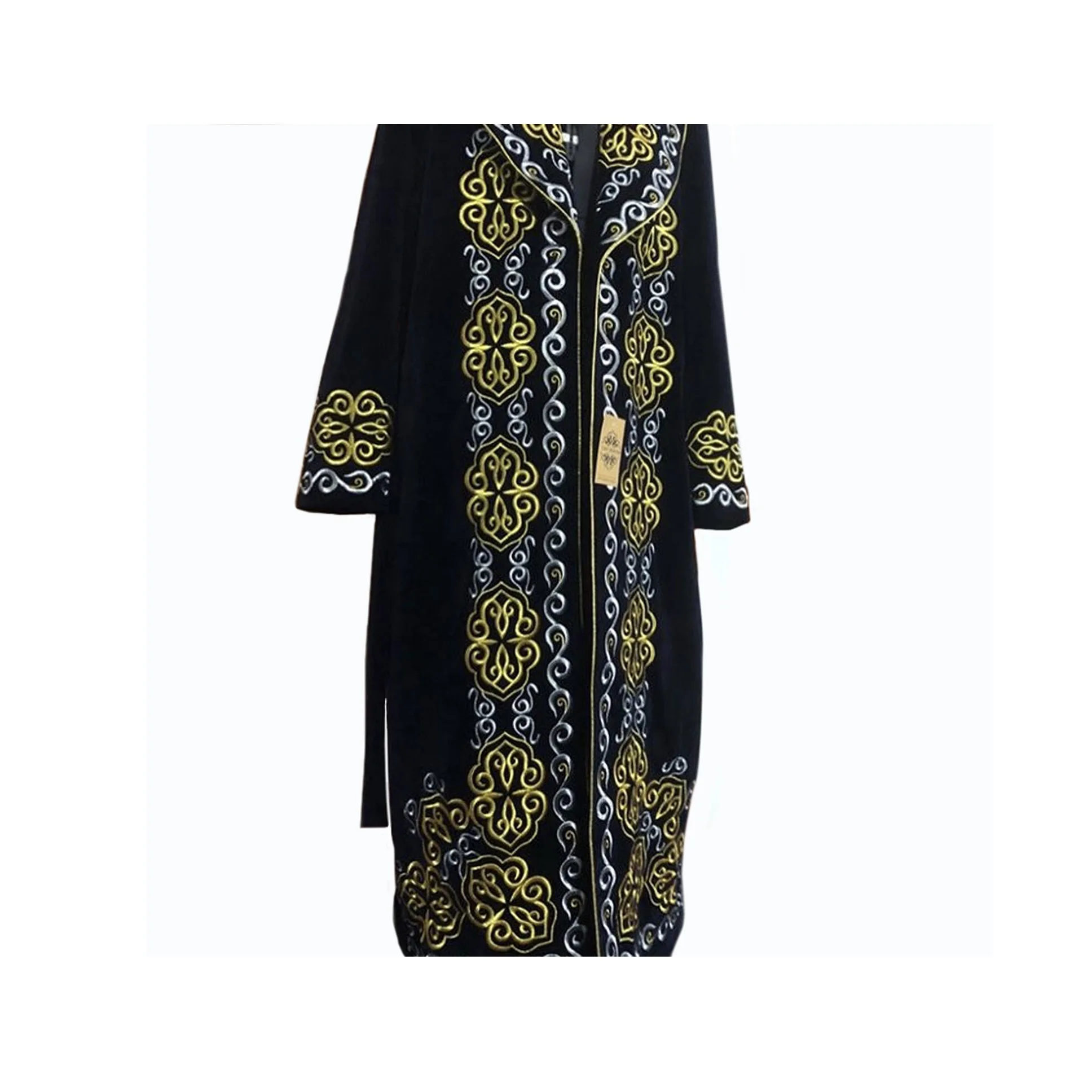 
Embroidered Design Kazakhstan National Male Chapan With Border 