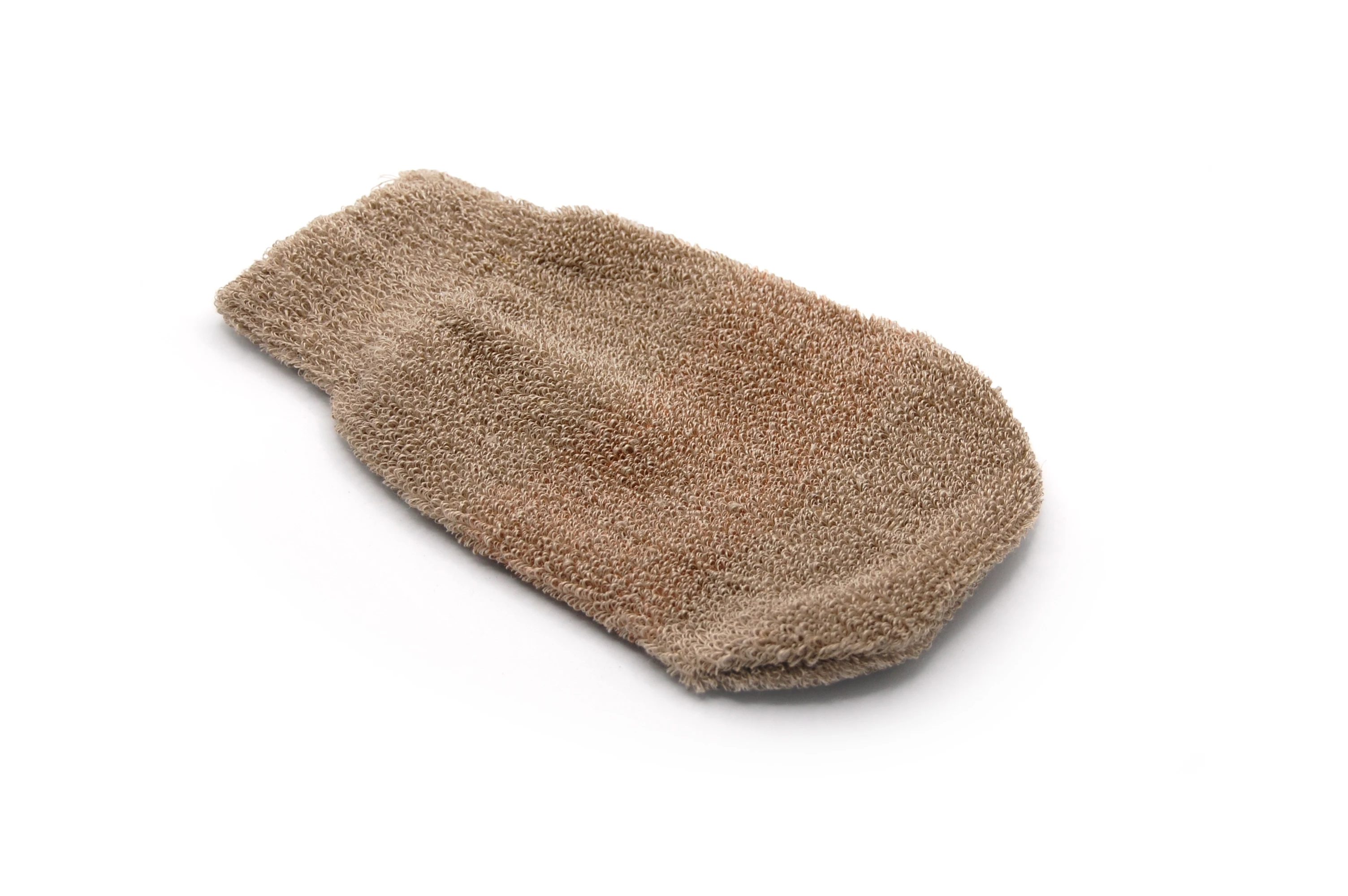 Linen Fiber Natural Copper Fiber Combination Exfoliating Bath Mitts ...