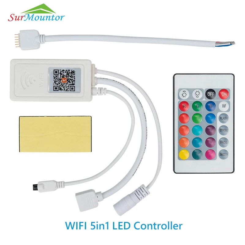 WS001White Mini Wifi LED Controller for Led Strip Sensor Switch remote control