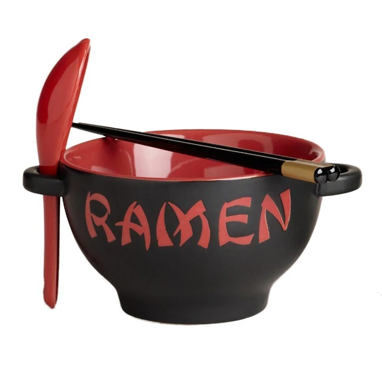 Wholesale Noodle Bowl Ceramic Ramen Bowl With Chopstick Buy Ceramic