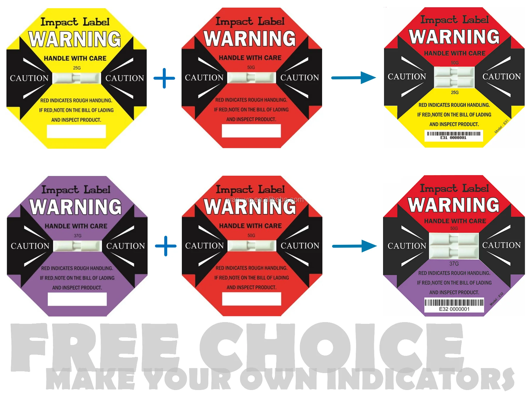 Free Match Shock Label