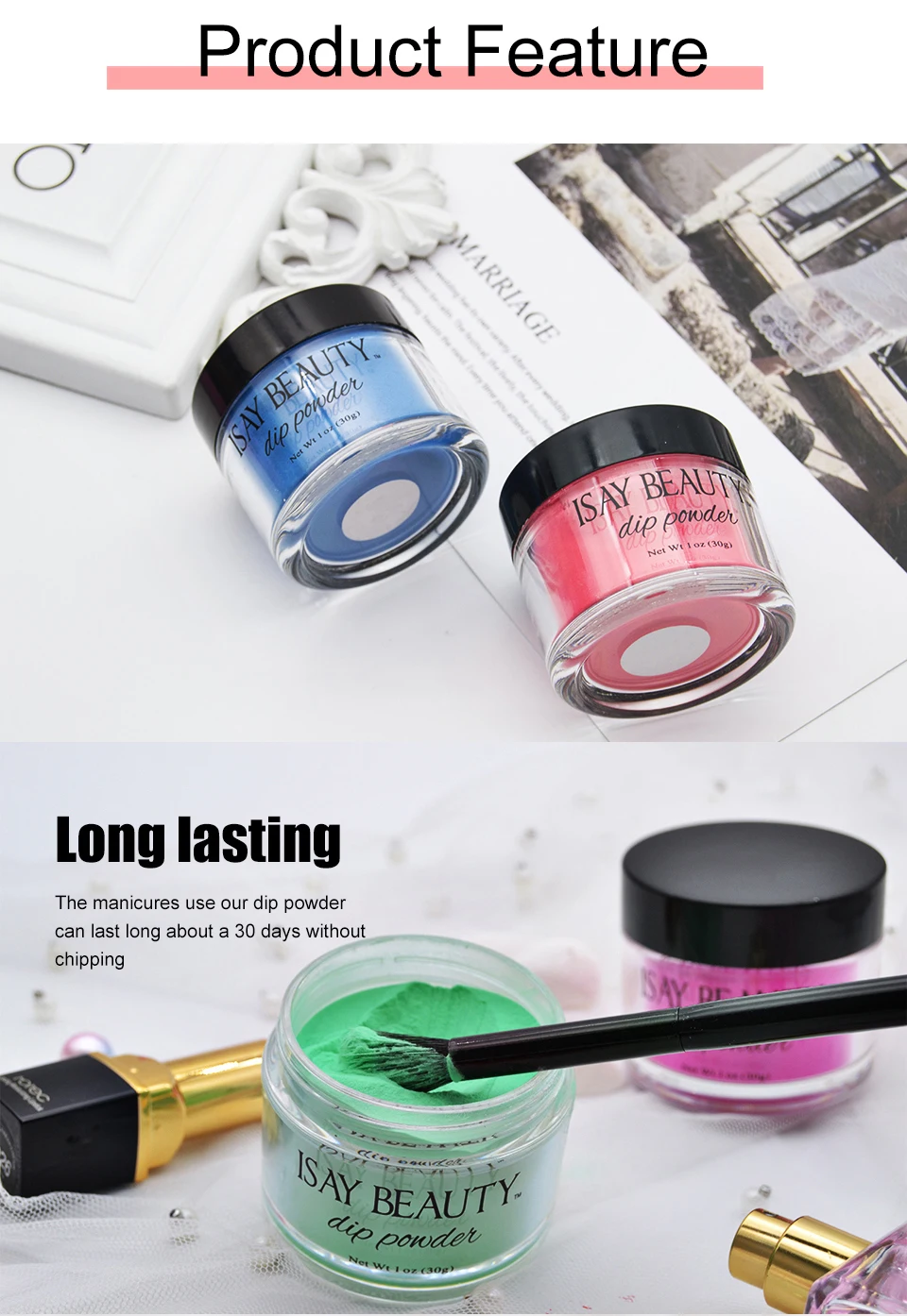 New Arrival Oem Powder 1oz Dipping Powder For 2oz Dip Glue System Acrylic Nails Buy Acrylic