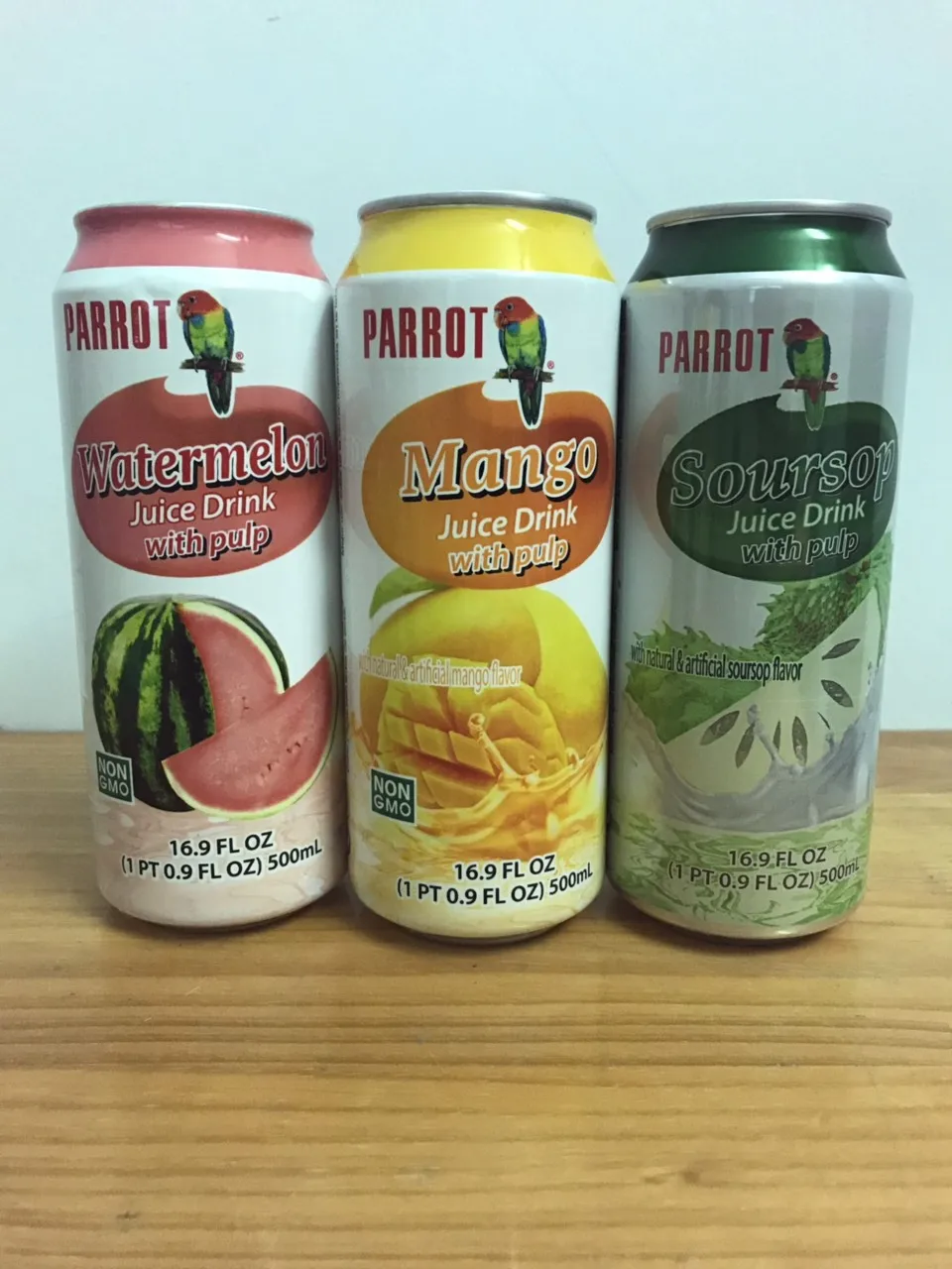 Cheap Price Fesh Juice 500ml Parrot Canned Soursop Juice Drink With