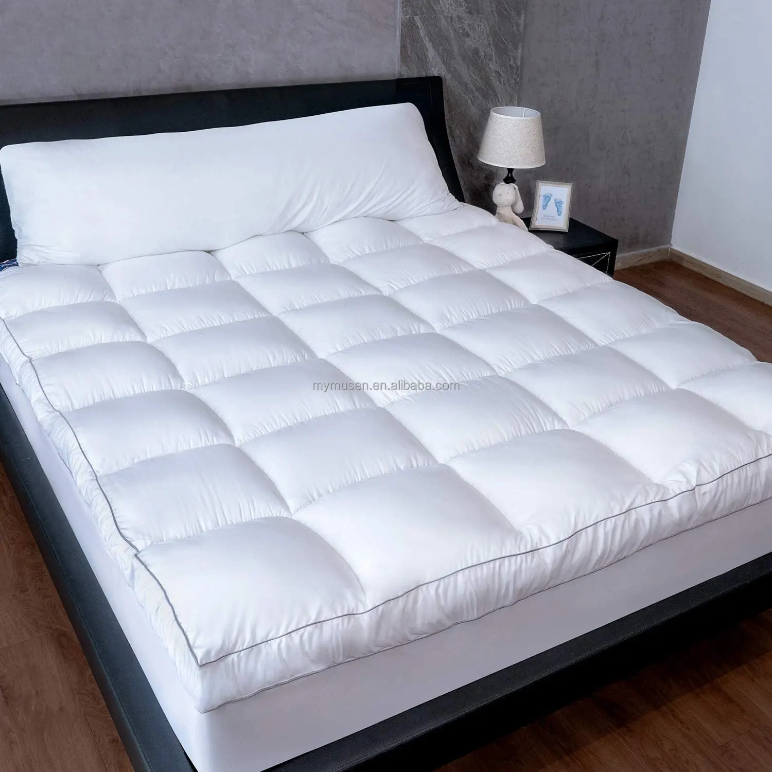 Mattress Topper,Cooling Plush Bed Topper Thick Mattress Pillow Top