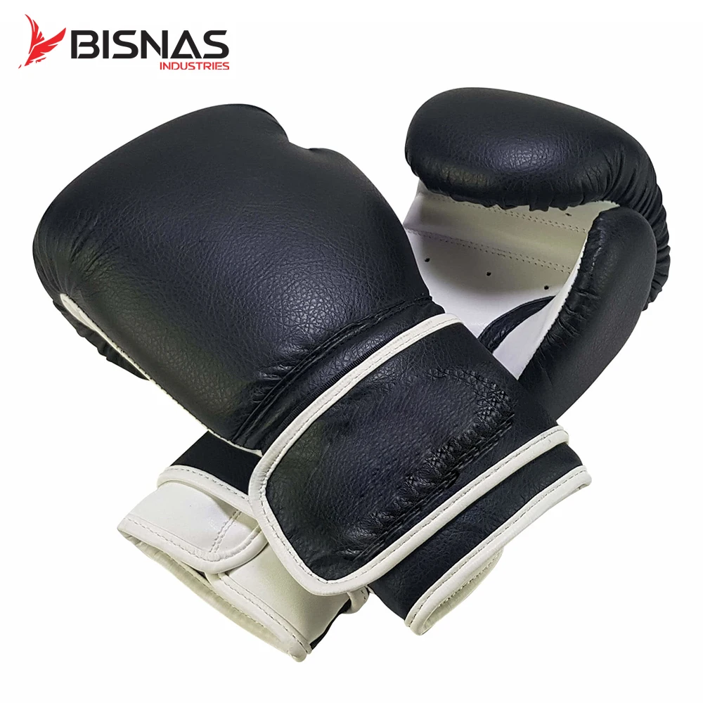 Leather Finish Professional Boxing Gloves Custom Real Leather Pro