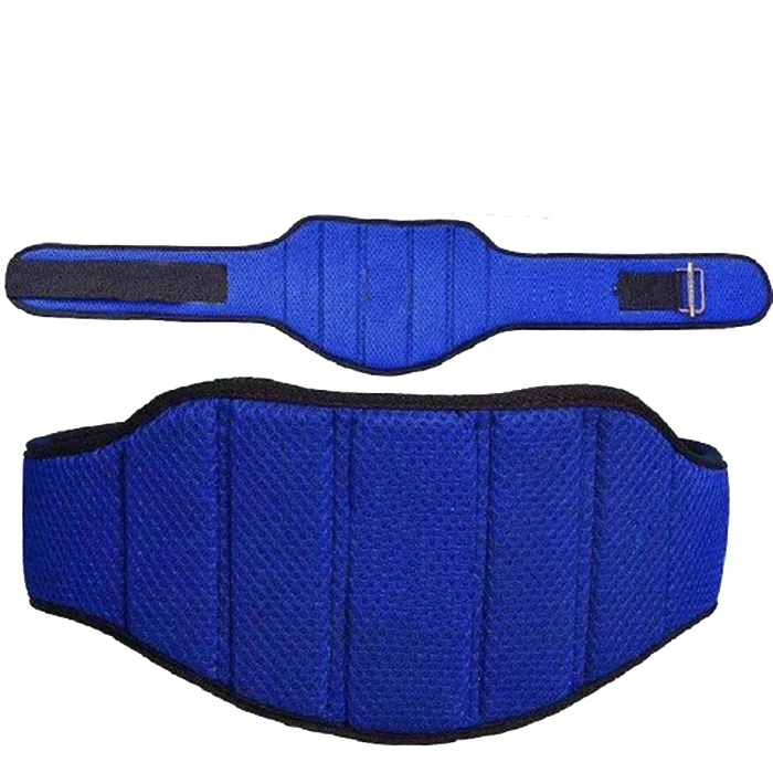 Pakistan Made Weight Lifting Belts Leather Black Color Belts With Red