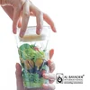 Al Bayader disposable Plastic cup with Portion cup insertion