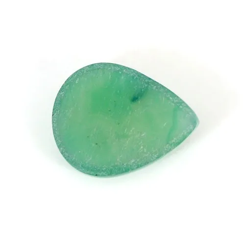 natural green agate druzy pear 44 cts 26x20mm loose gemstone