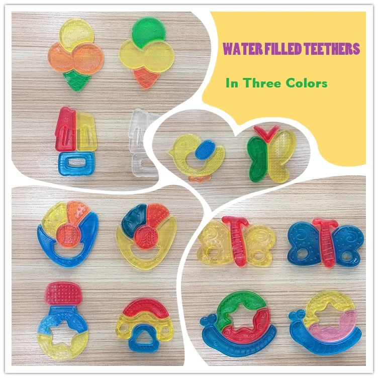 Baby Teether Toy Funny Baby Watrer Filled Teether Fruit Berry Ice Gel