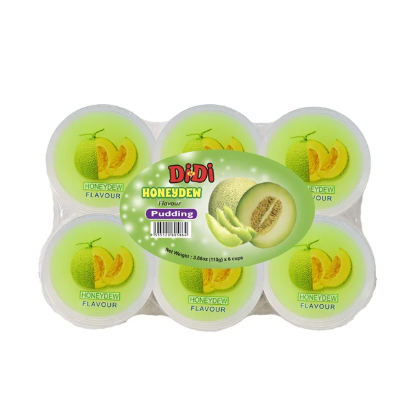 Didi Fruit Pudding Cups Didi Pudding Cups 110g Honeydew Melon Pudding