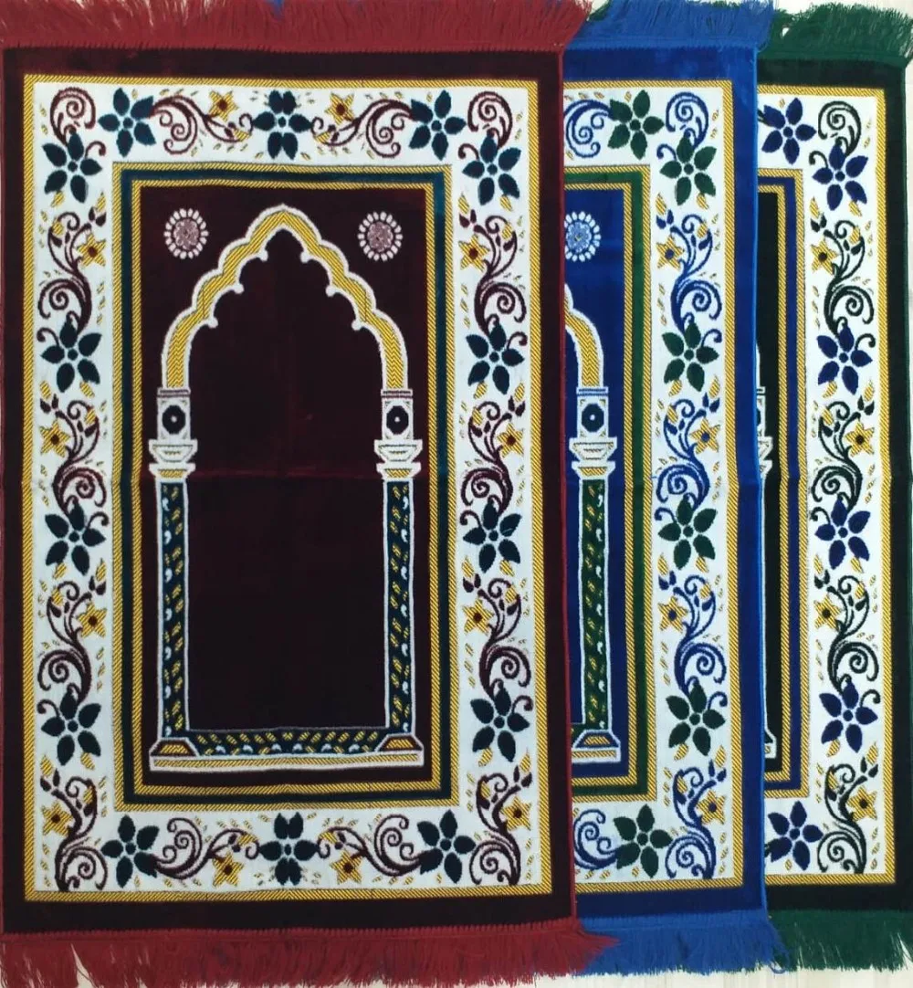 High Quality Velvet Islam Prayer Rug 2019 Buy Prayer Mat,Muslim Prayer Mat,Prayer Rug Product
