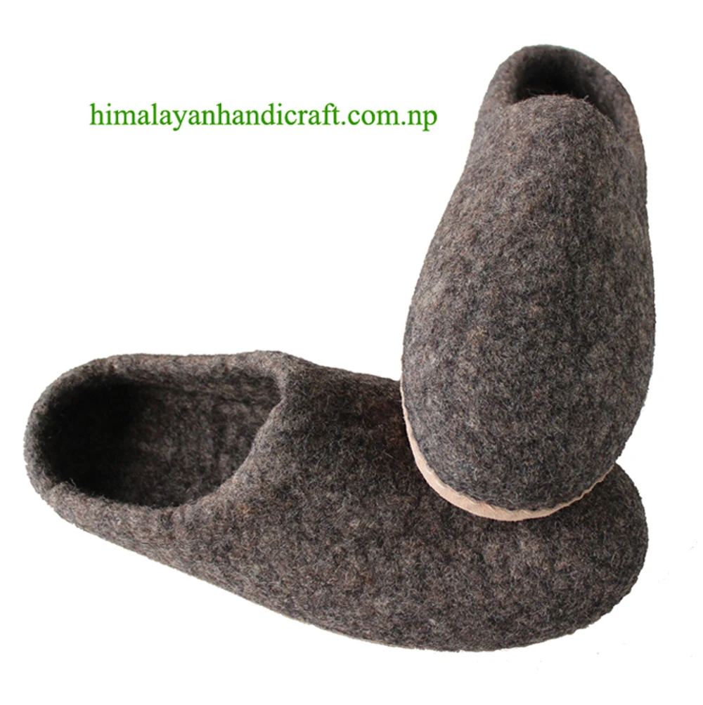 Handmade In Nepal Felt Slipper/shoes/boot Buy Diy Wool Felt Slippers
