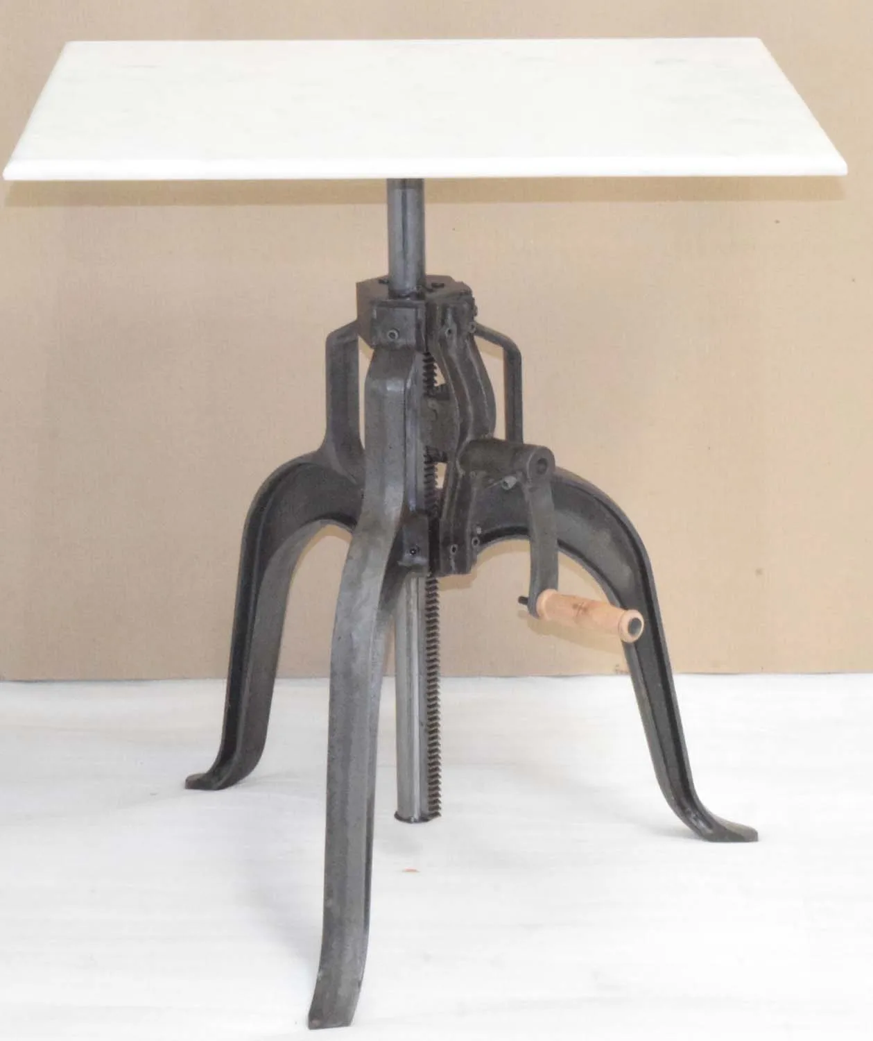 Cafe Restaurant Reclaimed Railways Sleeper Wood Hand Adjustable Lifting