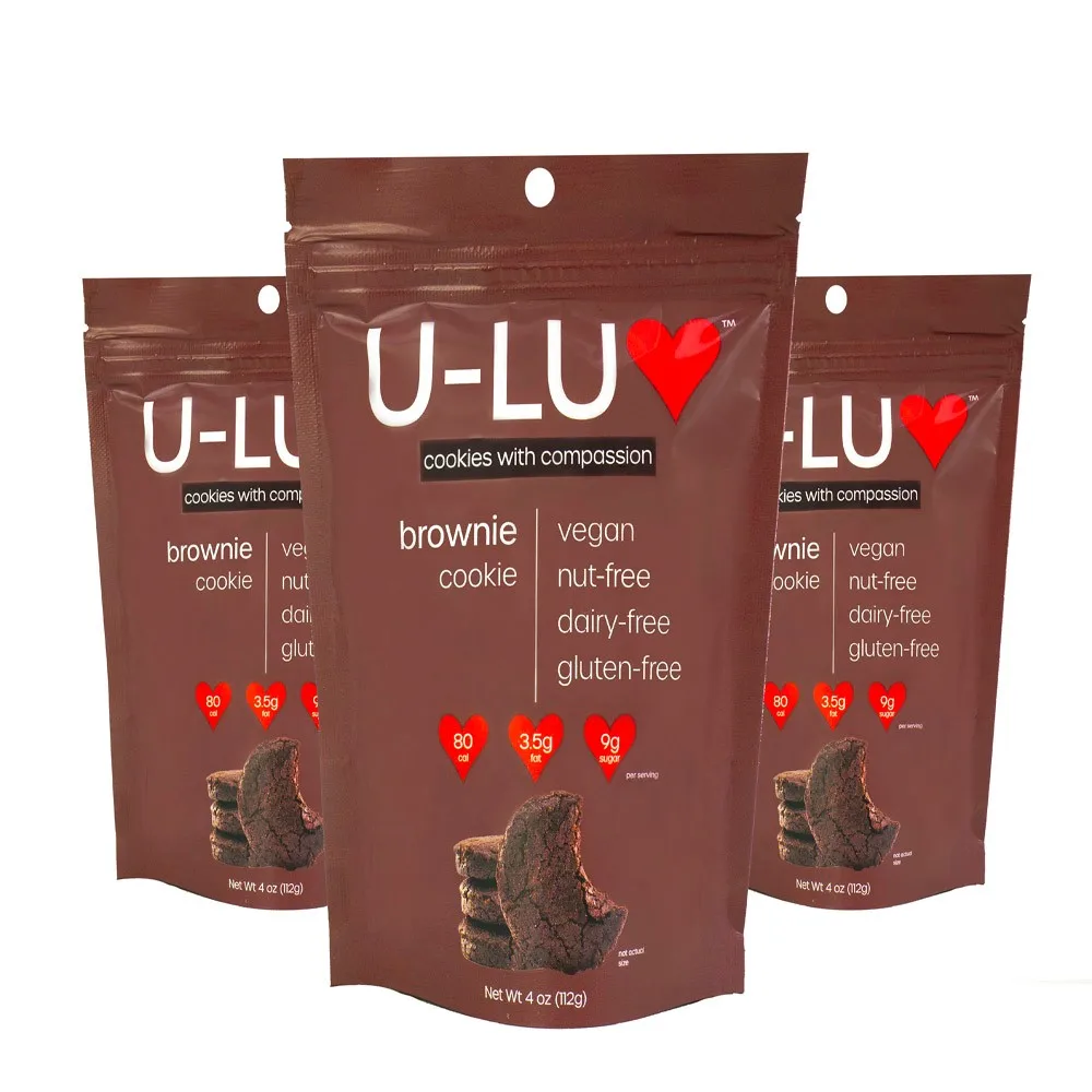 U Luv Foods Brownie Cookies Low Sugar Low Fat And Low Calorie Gluten Free Non Gmo Vegan Dairy Free Nut Free Soy Free Buy Vegan Gluten Free Cookie Brownie Snack Cupcake Cake Sweet Tooth Safe Gluten Free Non Gmo