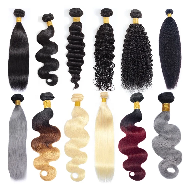 

Raw Indian traight Hair Indian Hair Bundles,1 Piece, Natural color /#2/#4/colorful