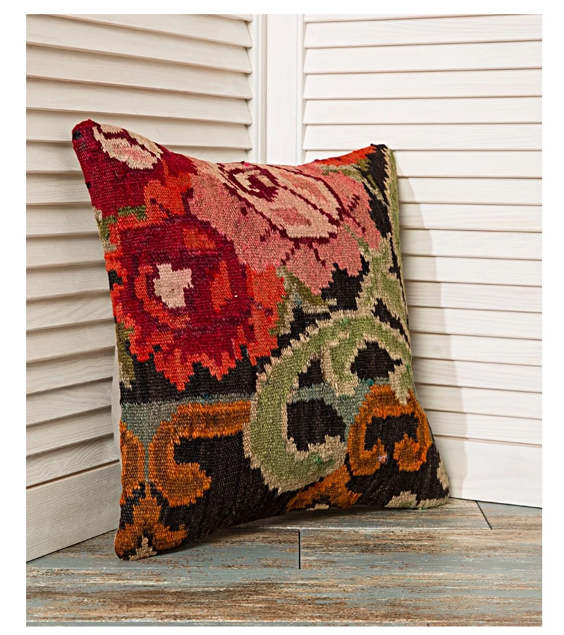 Old hand woven pillow covers in sizes 40X40