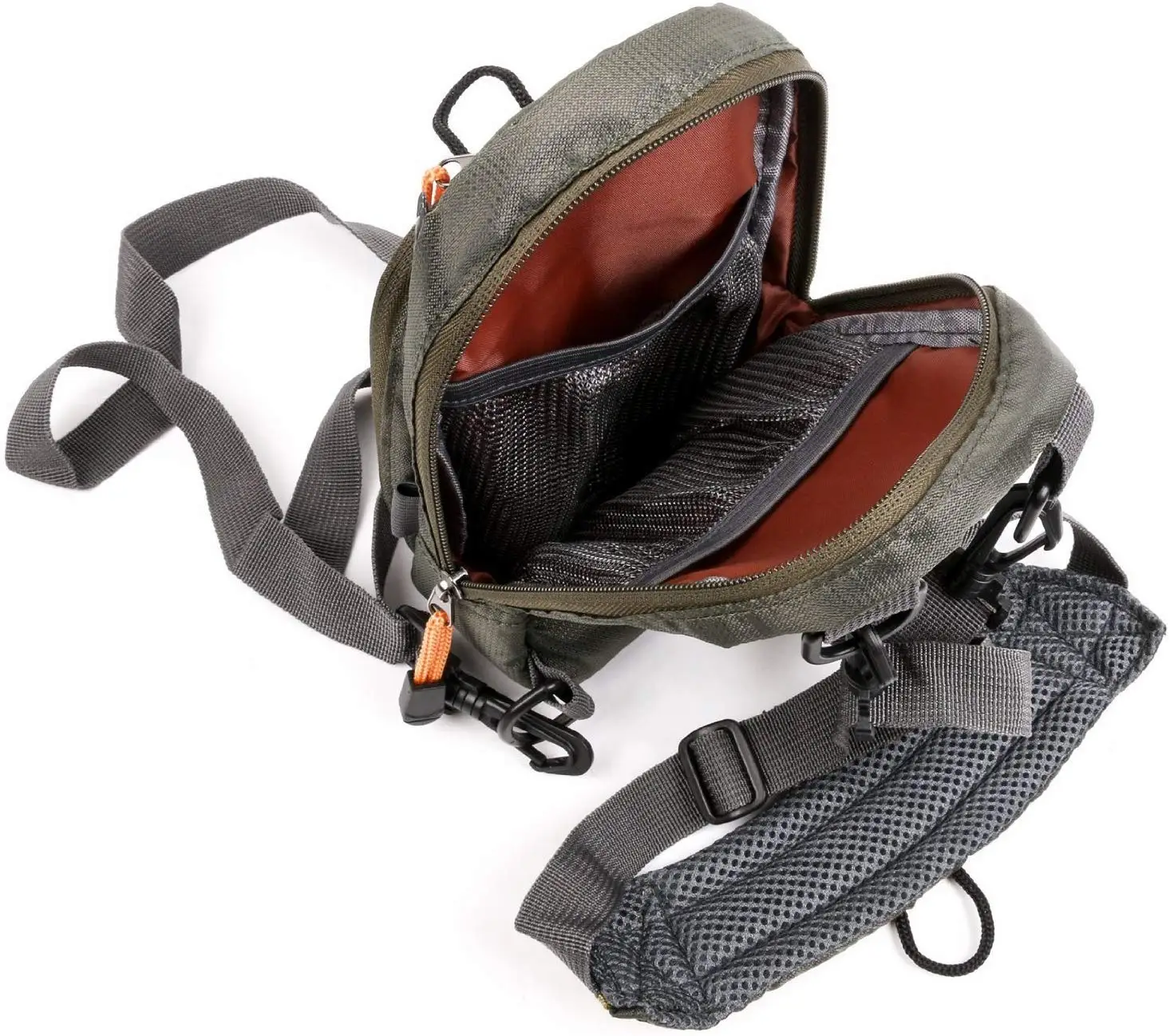 Fishing Chest Pack Lightweight Chest Bag Fishing Tackle Bag Crossbody