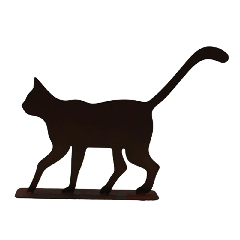 铁铁金属猫雕塑饰品