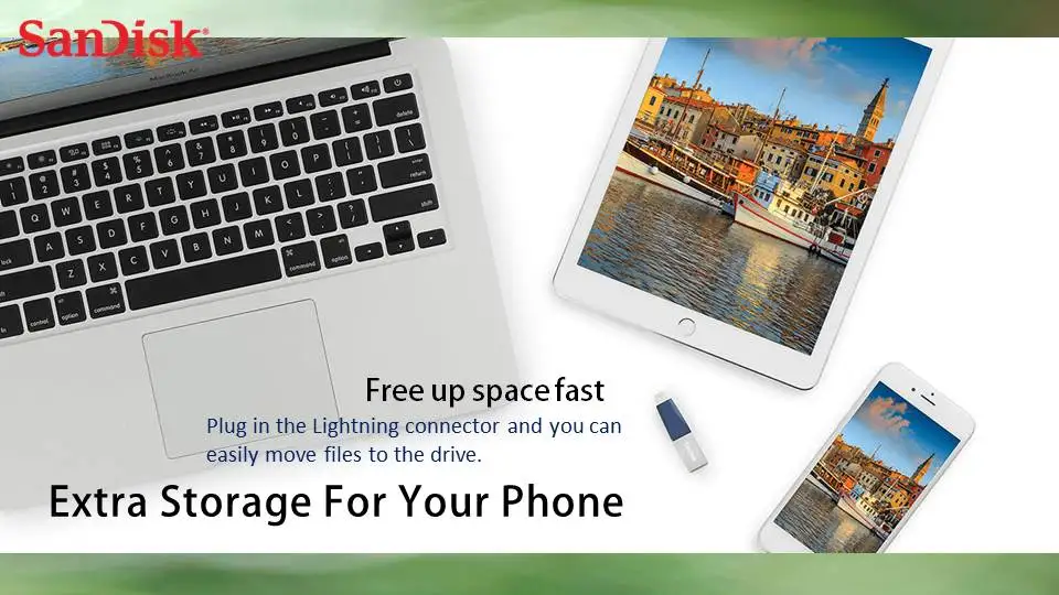 Best Quality Pen Sandisk 64GB Dual 3.0 Ixpand - ANKUX.COM