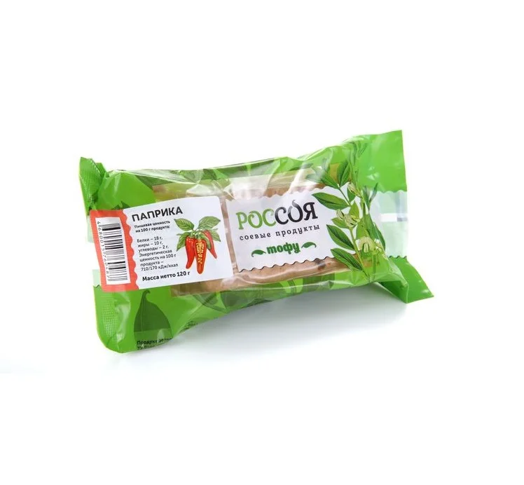 
120 g Russian Vegan Natural Extra Firm Paprika Taste Tofu 