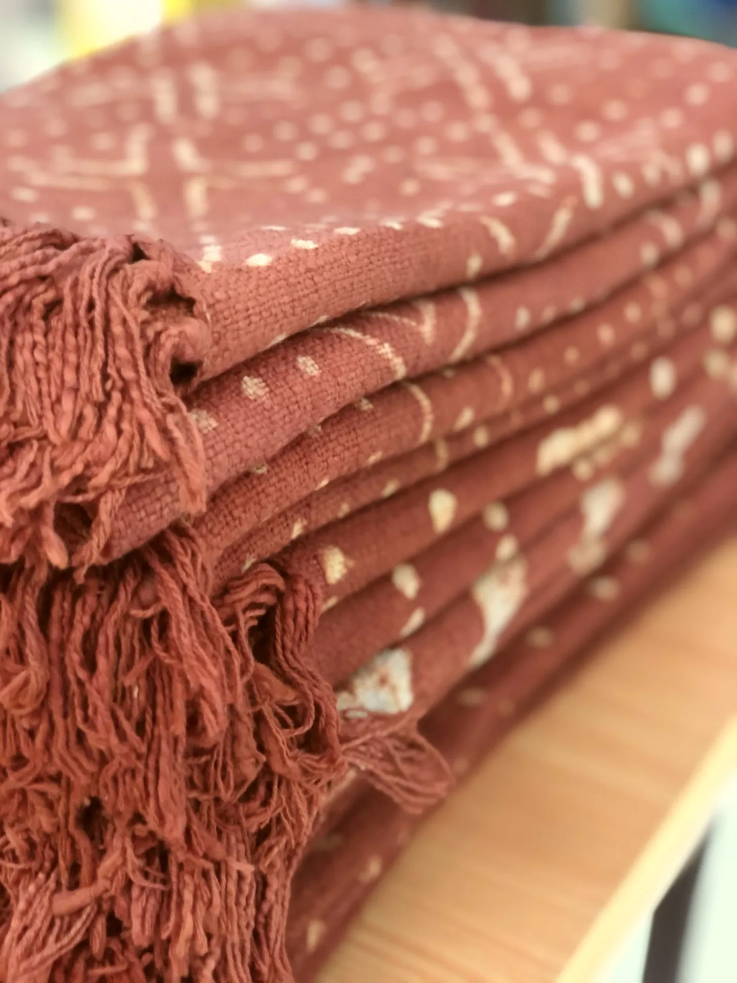 Wholesale Handloom Thick Cotton Indian Mudcloth Throws Indian Handmade