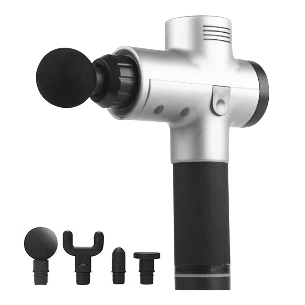 20 Speeds Deep Tissue Massage Gun Pistolet Mini Cordless Percussion ...