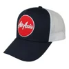 3D Embroidery Polyester Mesh Navy Blue Trucker Cap Brand Promotional Unisex Cotton Baseball Cap