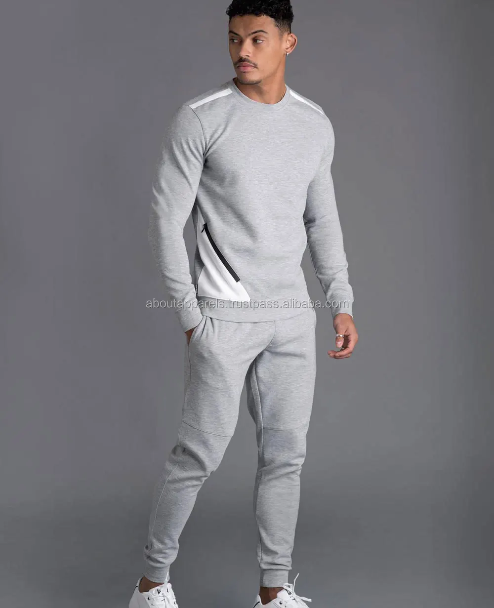 Wholesale Blank Jogging Suits Mens Sweat Suit/custom Made Tracksuits ...