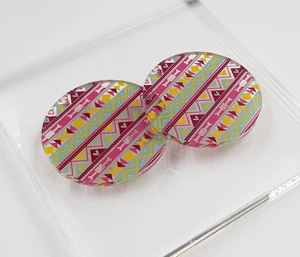 Circle Laser Cut Acrylic DIY Jewelry making Souvenir Key chain Zodiac signs Craft supplies Earrings supplies