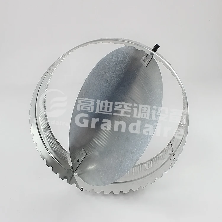 Hvac Galvanized Steel Round Extended Duct Connect Starting Collar With ...