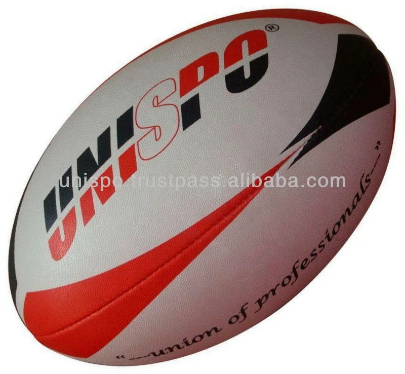 Promotional Custom Printed Inflatable Rugby Ball Long Durable Hand Sewn