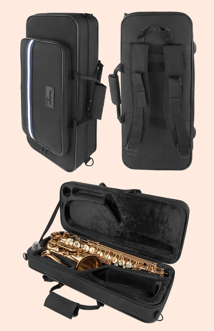 High Quality 5 Style Portable Backpack Custom Instrument Bag Trolley Alto Saxophone Case Buy