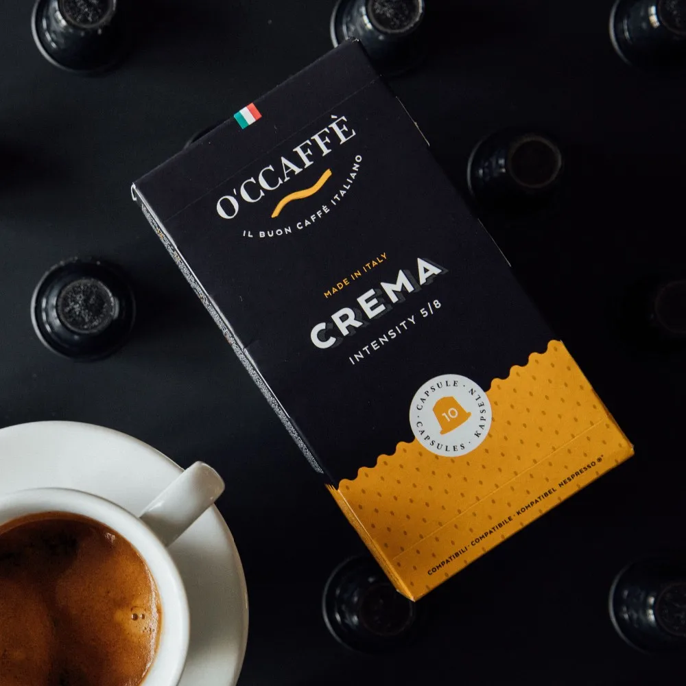 occaffe nespresso compatible capsules | crema italian coffee