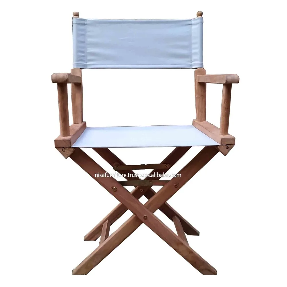 Garden Teak Wood Folding Directors Chair Outdoor Furniture Buy