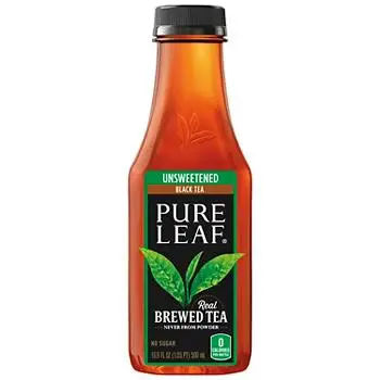 lipton pure leaf unsweetened iced black tea bottles 18 pack ice