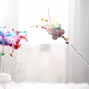 Modern Good Quality Low Transparent Cosmetic Meter ladder funny cat stick new acrylic tube pearl funny cat pole factory direct