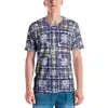 Cubic Architecture Men's T-shirt Stylish Look Unique Summer Style Loud Geometric Four-way stretch, Regular fit, High Quality