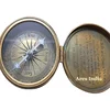 unique vintage antique nautical brass flip compass for guide camping survival hiking navigation direction sport adventure ,